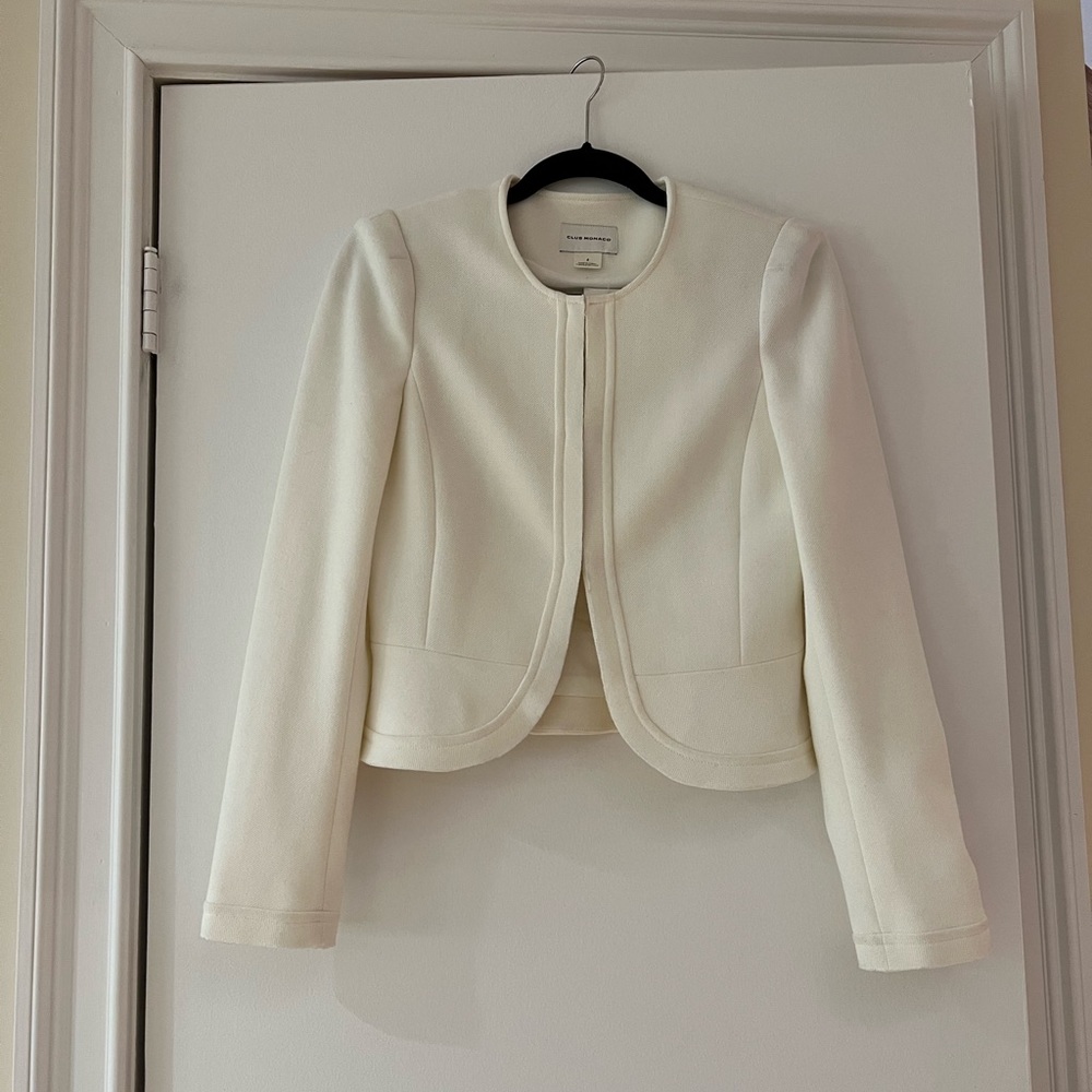 NWT Club Monaco Cream Jacket